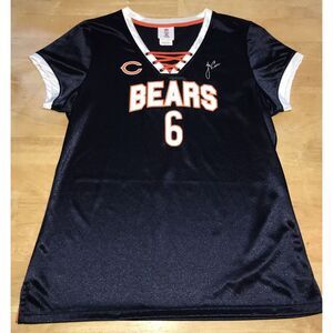 Chicago Bears Lace Up Jersey NFL Team Apparel Women's Size XL #6 Jay Cutler